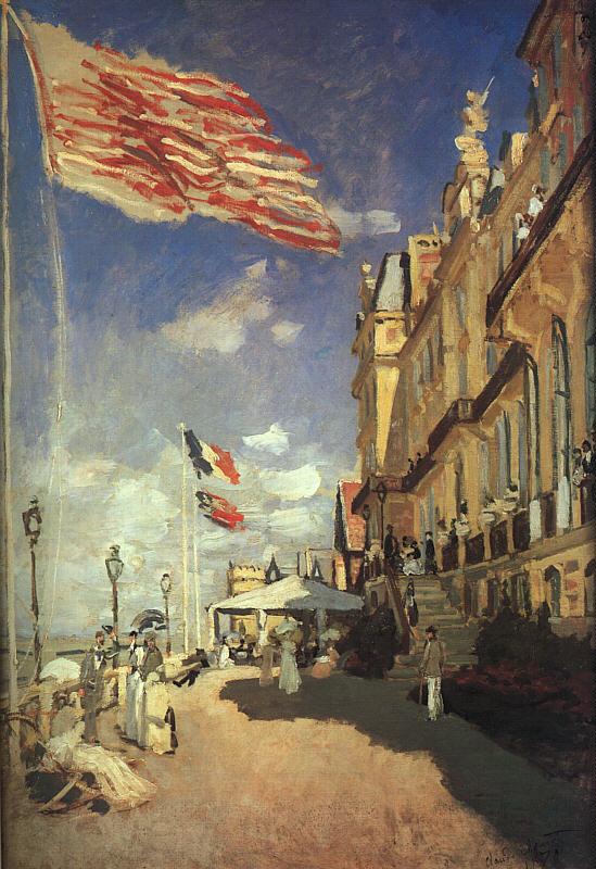 Claude Monet The Hotel des Roches Noires at Trouville